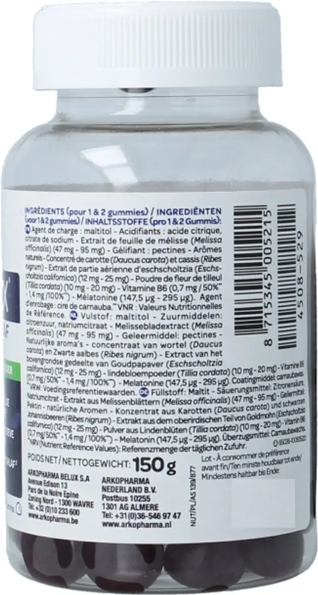 Arkopharma Arkorelax Slaap Gummies - 60 Stuks