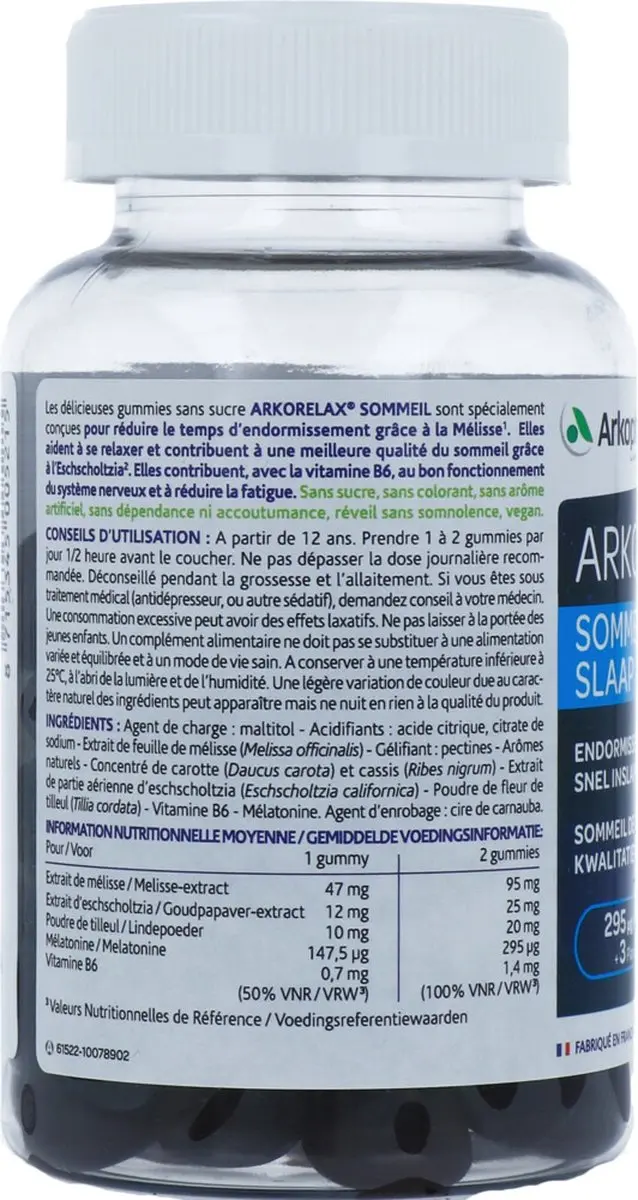 Arkopharma Arkorelax Slaap Gummies - 60 Stuks