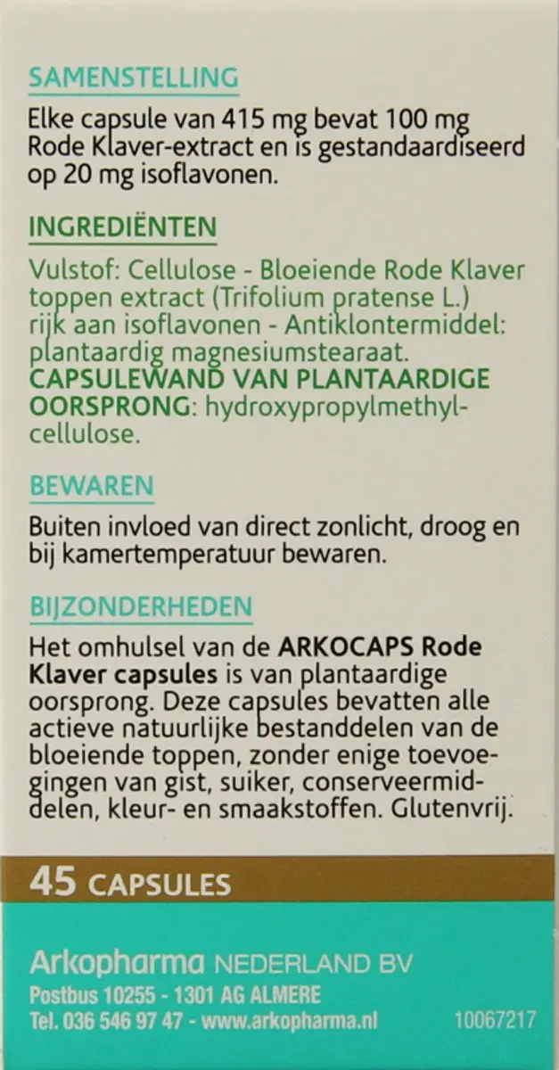 Arkopharma Rode Klaver Capsules - 45 Stuks