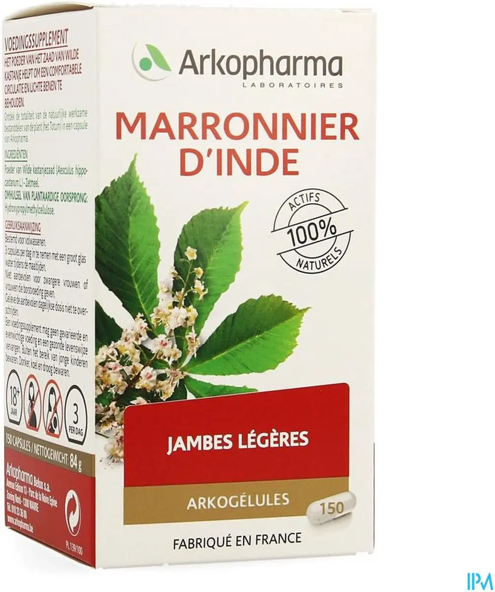 Arkopharma Arkocaps Wilde Kastanje Bio 45 Capsules