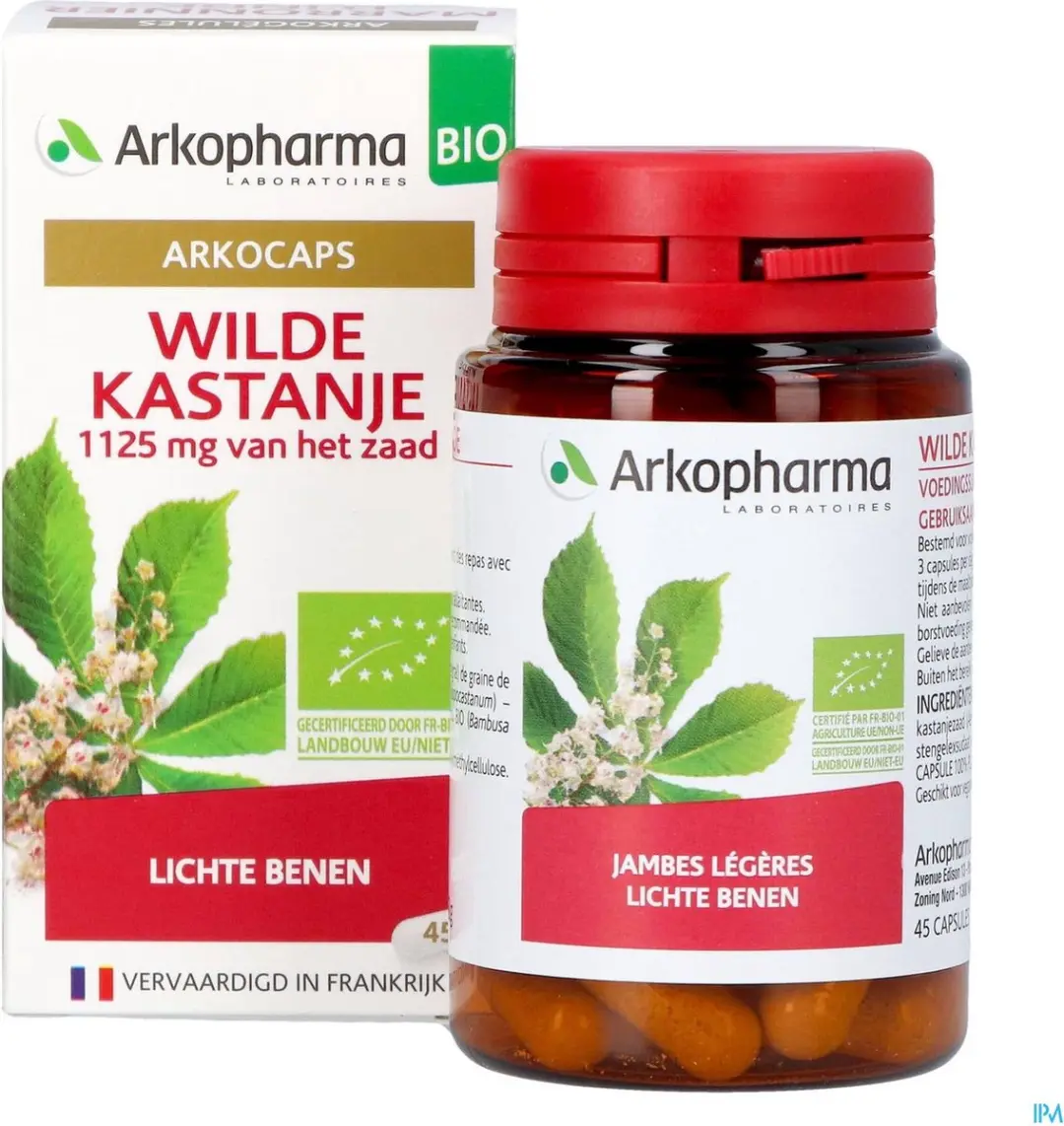 Arkopharma Arkocaps Wilde Kastanje Bio 45 Capsules