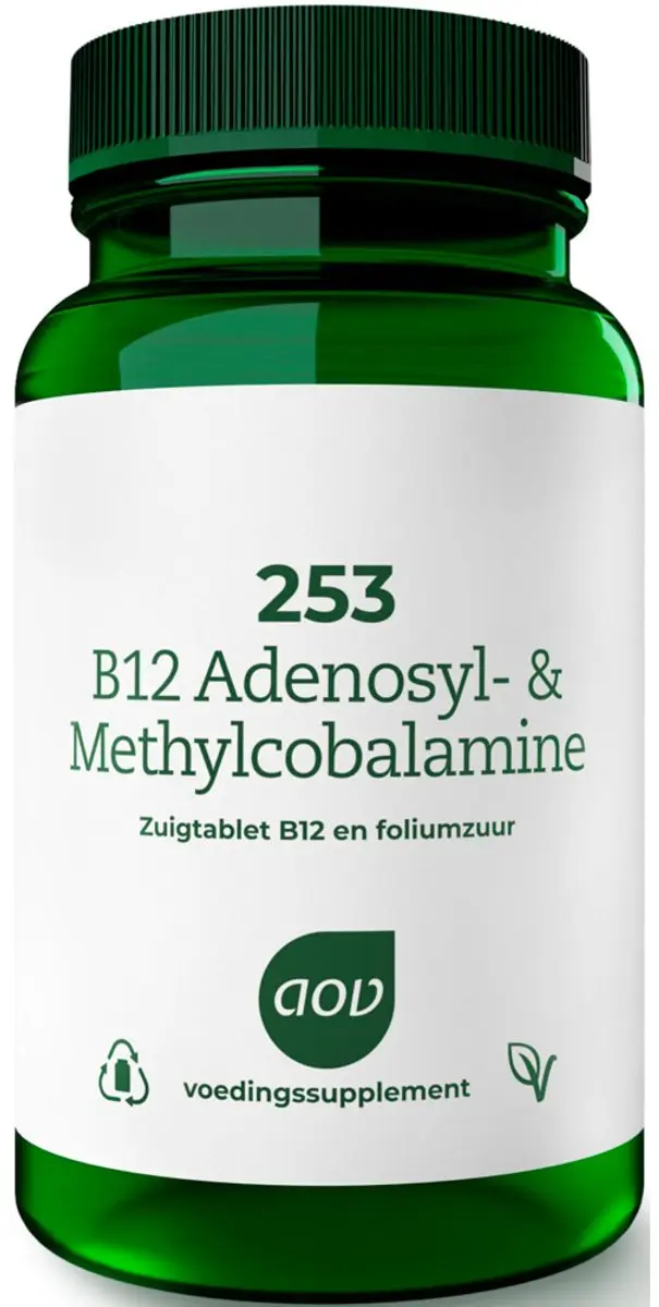 AOV B12 Adenosyl- & Methylcobalamine 120 Zuigtabletten
