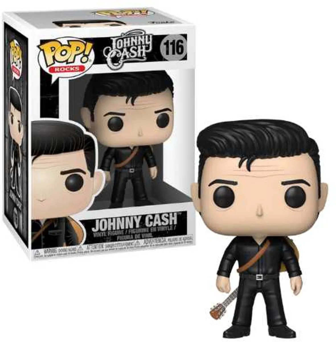 Funko Pop! Johnny Cash Guitar Behind Back #116 - Bonte kleuren - afbeelding 2 van 2