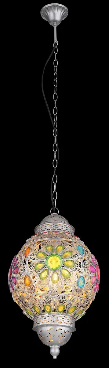 Globo Gelasius Hanglamp - Ø27cm - E27 - Zilver