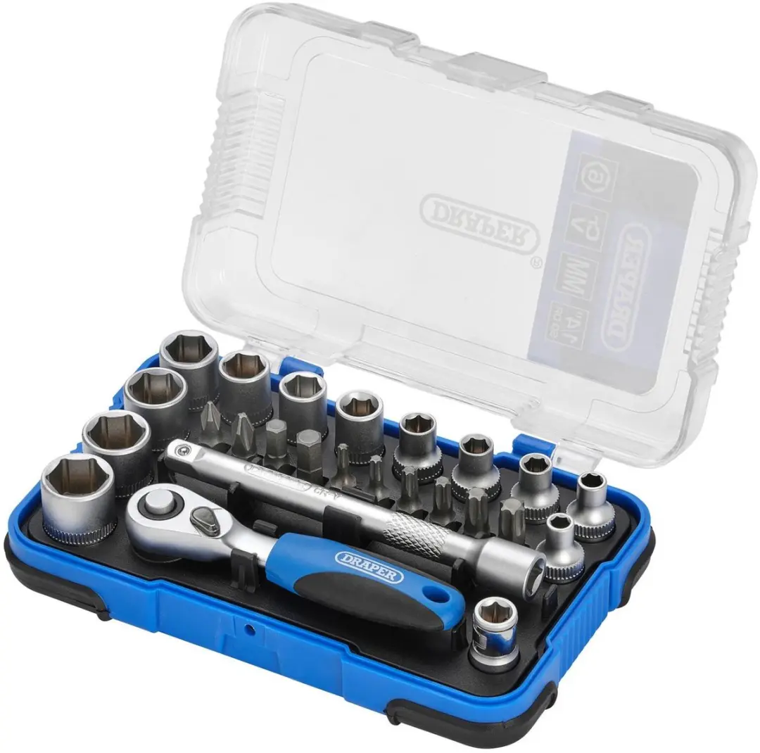 Draper 1/4" Doppenset 25-delig