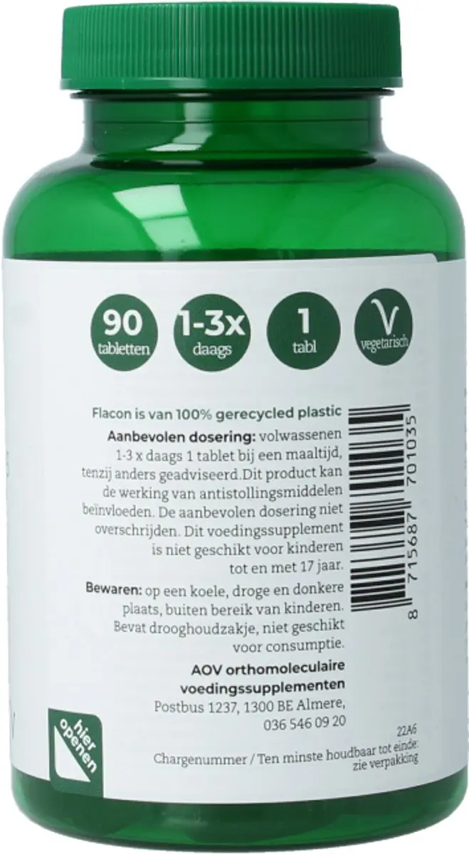 AOV 103 Ortho Basis Voedingssupplement 90 tabletten