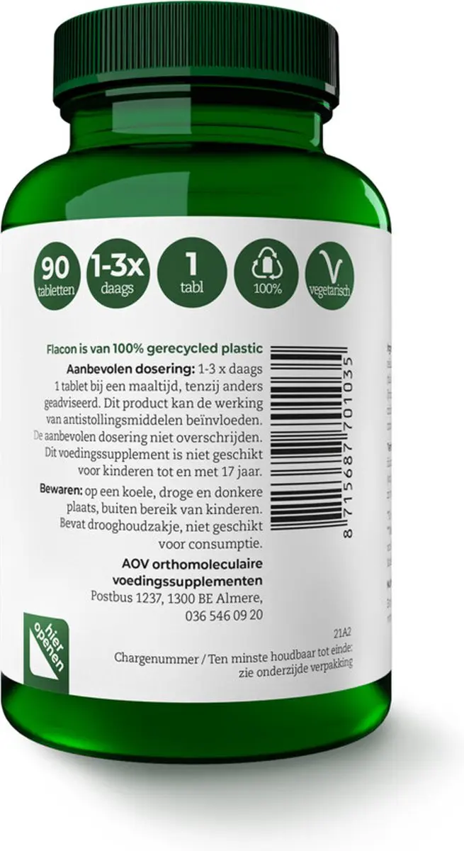 AOV 103 Ortho Basis Voedingssupplement 90 tabletten