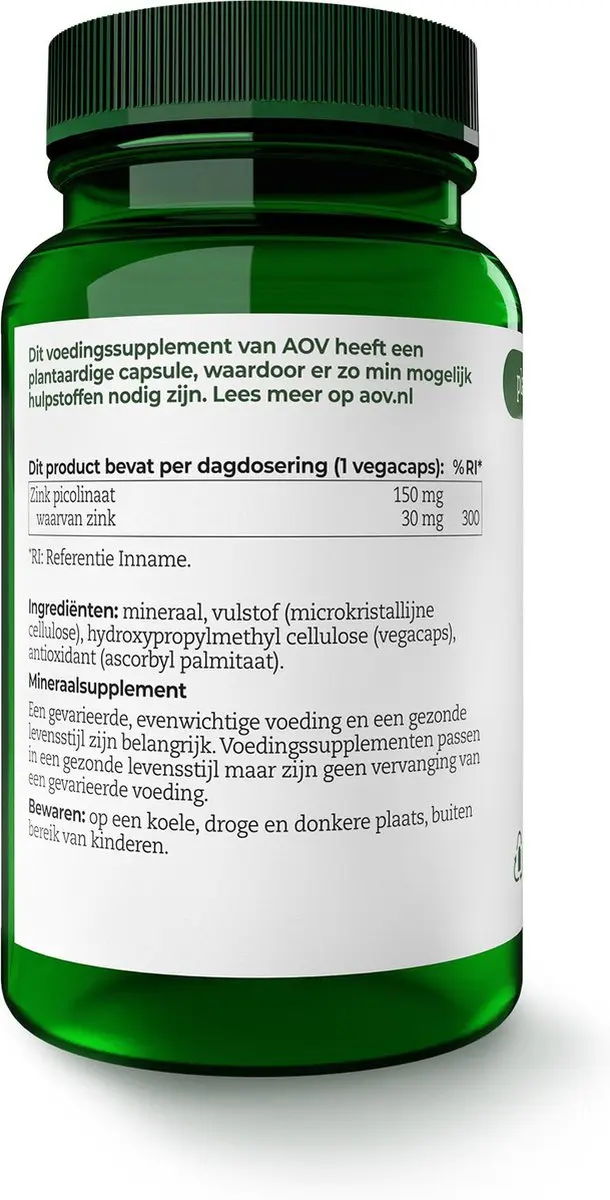 AOV Zink Picolinaat 60 Vegacaps