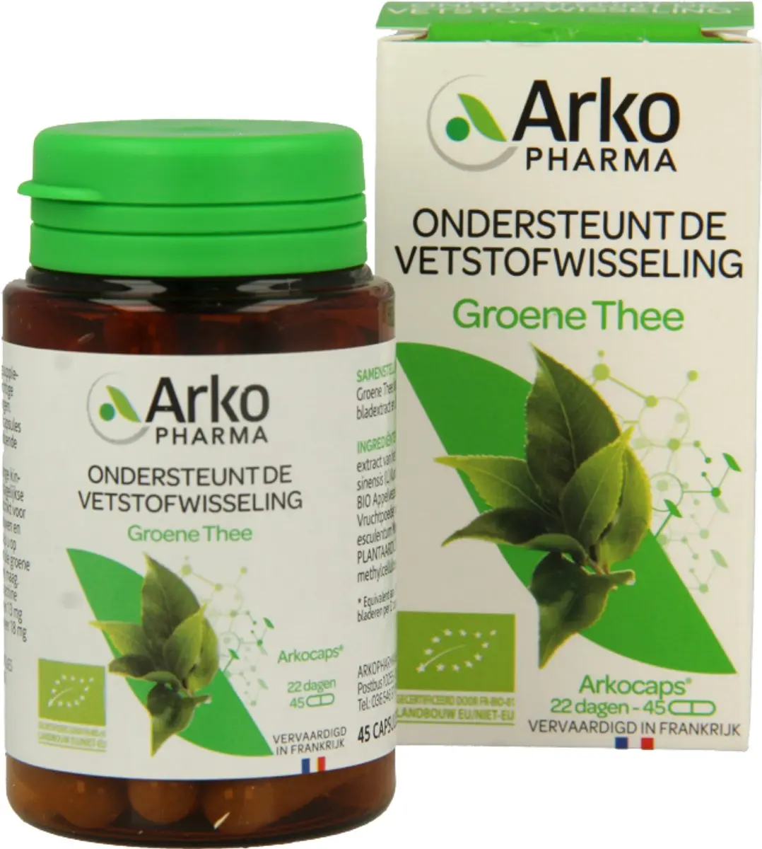 Arkopharma Arkocaps Groene Thee - 45 Capsules