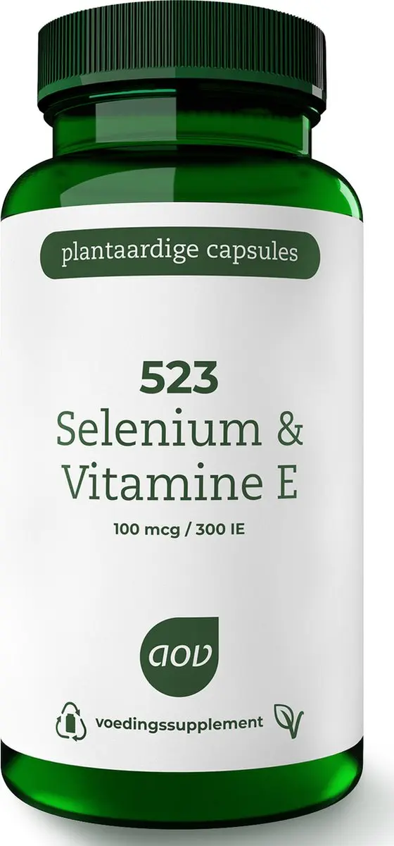 AOV Selenium & Vitamine E Voedingssupplement 60 Stuks