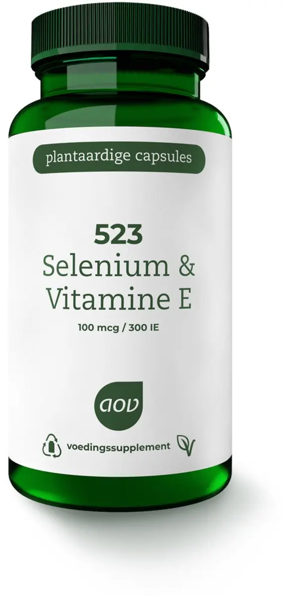 AOV Selenium & Vitamine E Voedingssupplement 60 Stuks