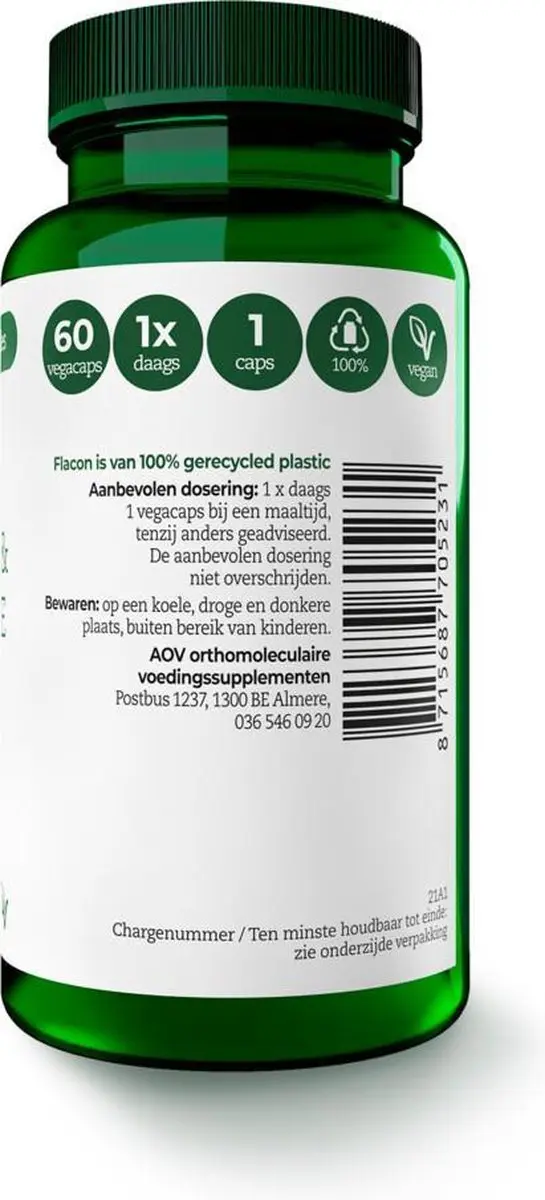 AOV Selenium & Vitamine E Voedingssupplement 60 Stuks