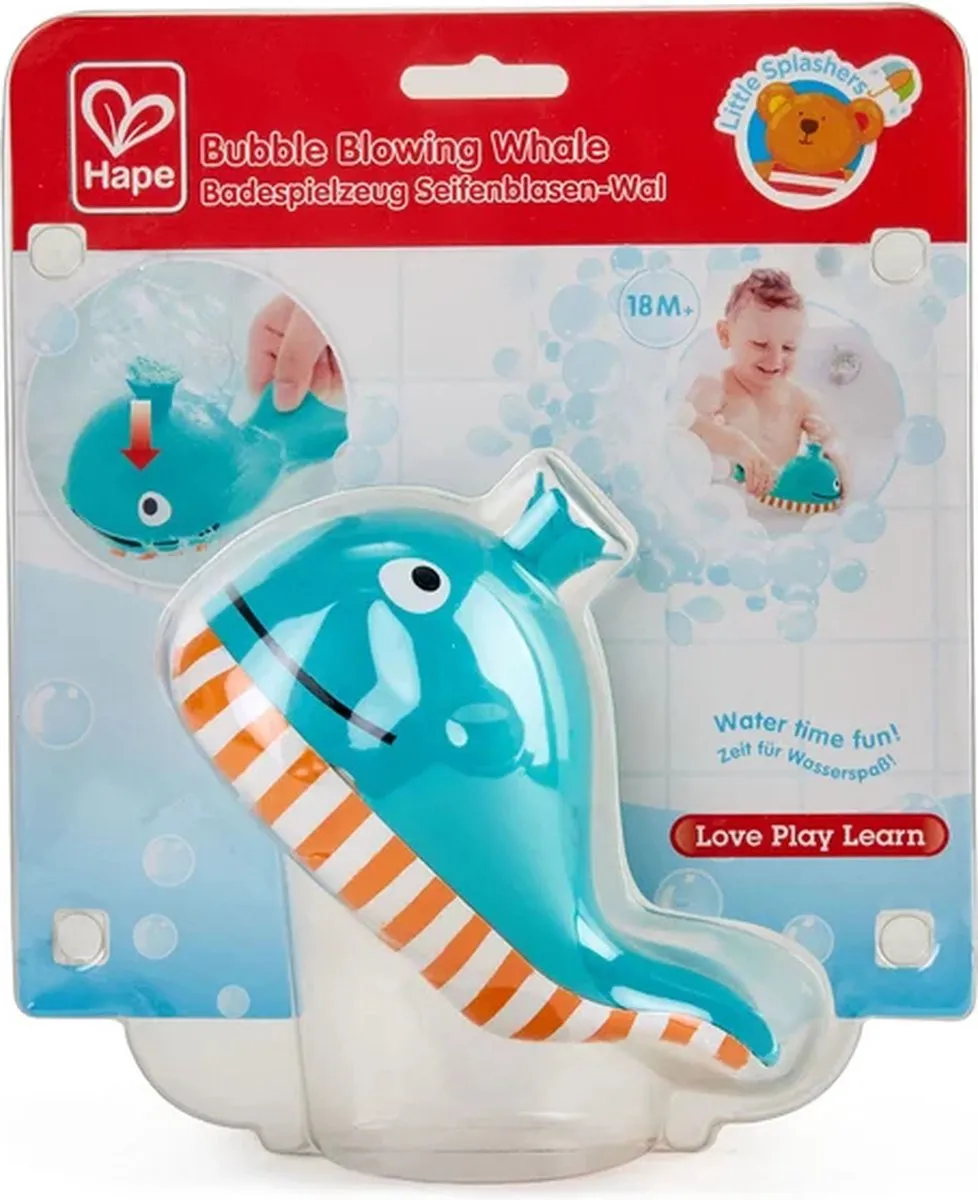 Hape Bellen Maker Walvis E0216B - Veelkleurig