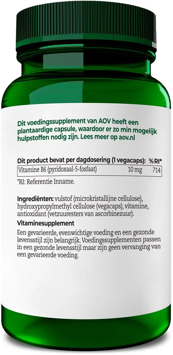 AOV Pyridoxaal-5-fosfaat 120 Vegetarische Capsules