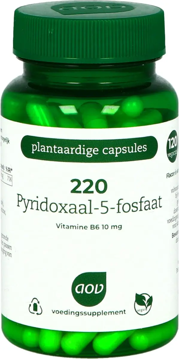 AOV Pyridoxaal-5-fosfaat 120 Vegetarische Capsules