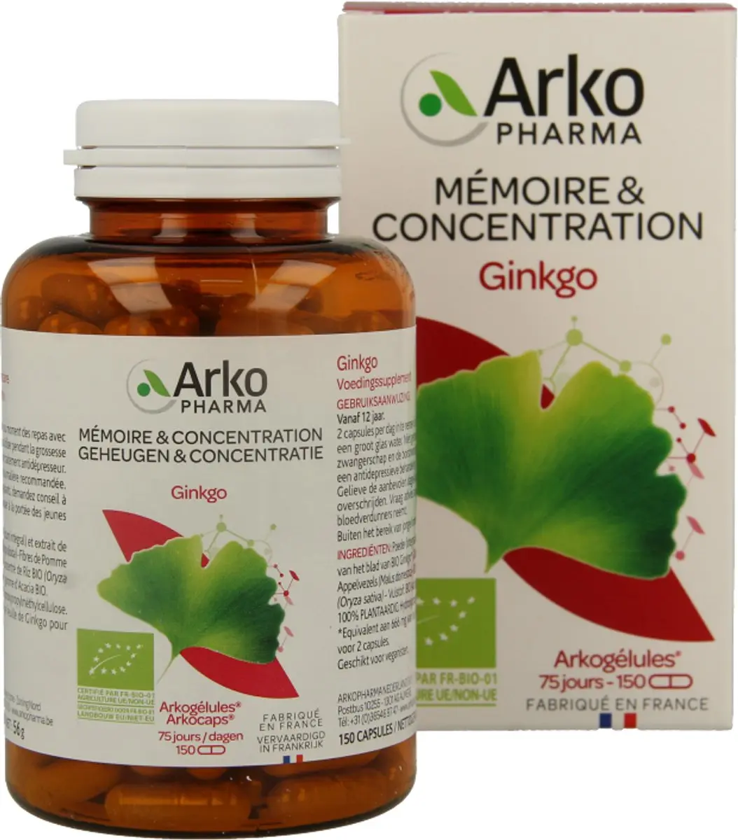Arkopharma Ginkgo 150 Gel Bio - 150g