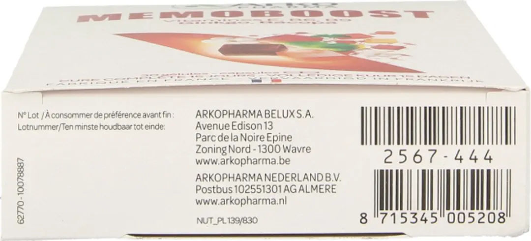 Arkopharma Memoboost Capsules 30 Stuks