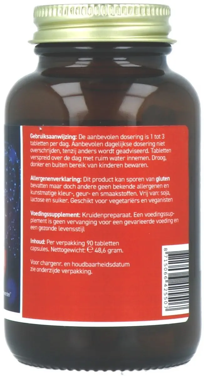All Natural Nachtrust Formule 90 Tabletten