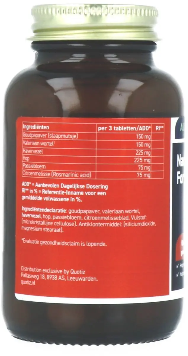 All Natural Nachtrust Formule 90 Tabletten