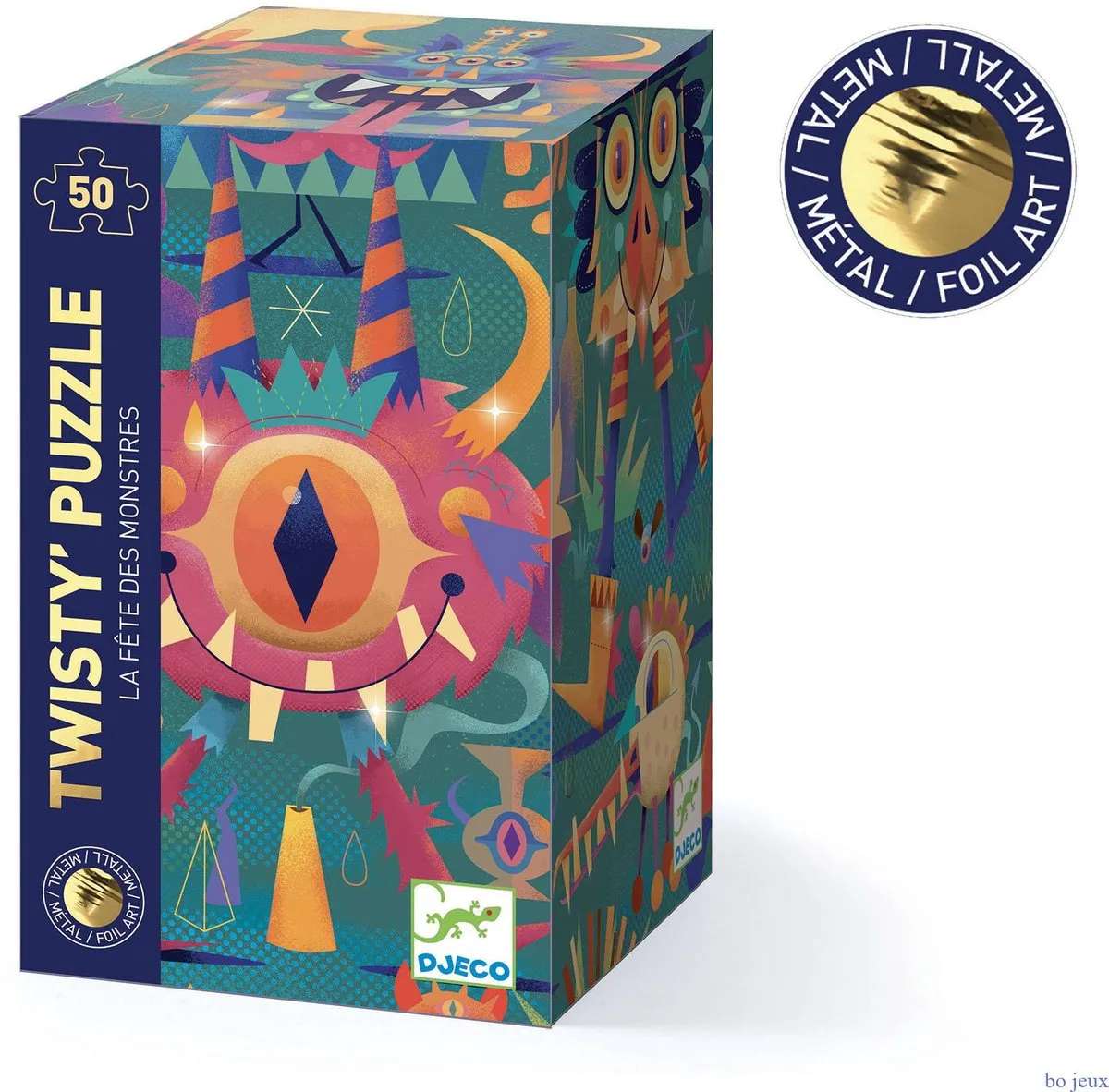Djeco Wizzy Puzzels Monster Party DJ07020 - 50 Stuks - Meerkleurig