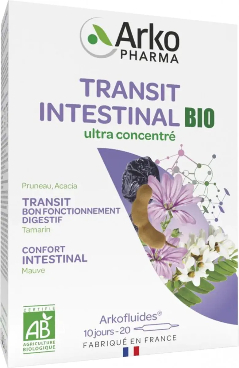 Arkopharma Arkofluides Transit Intestinal Bio 20 Ampullen 200ml