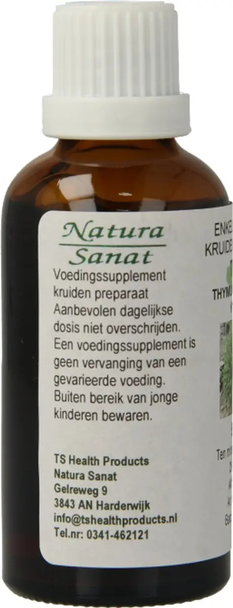Cruydhof Thymus Vulgaris Thijmolie 50ml