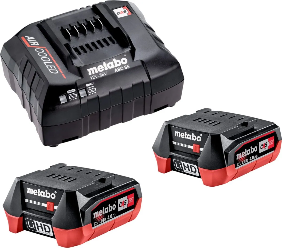 Metabo 12V LiHD Accu Set 4.0Ah