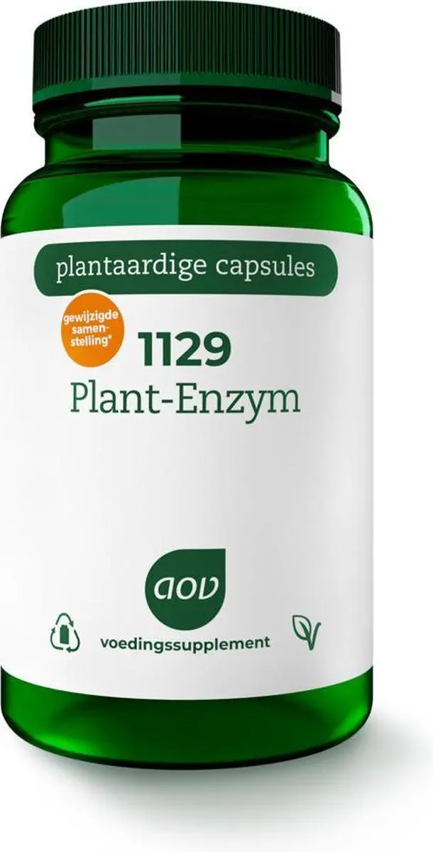 AOV 1129 Plant-Enzym Voedingssupplement 60 Vegacaps
