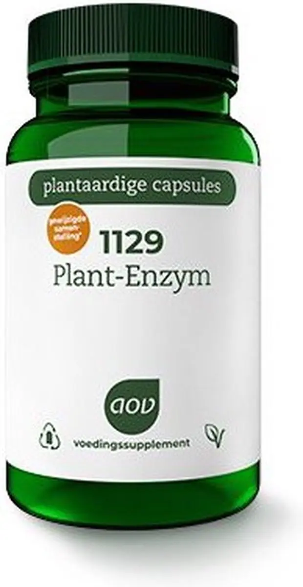 AOV 1129 Plant-Enzym Voedingssupplement 60 Vegacaps