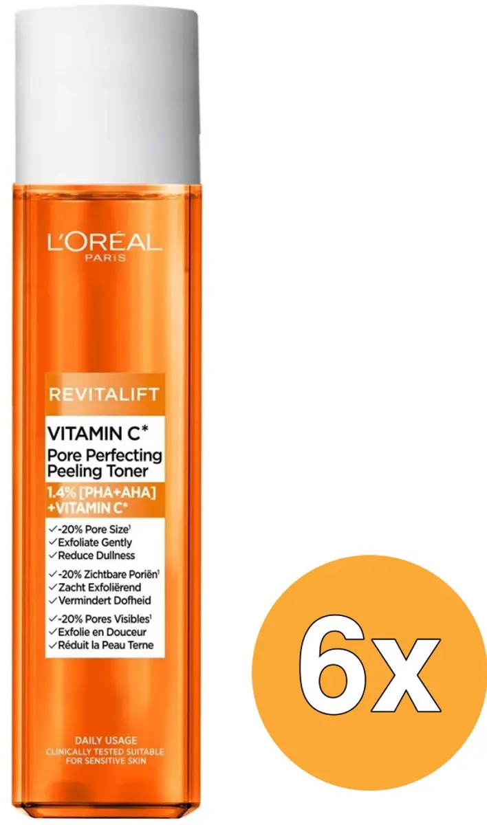 L'Oréal Paris Revitalift Toner Pore Perfecting Vitamine C 180ml