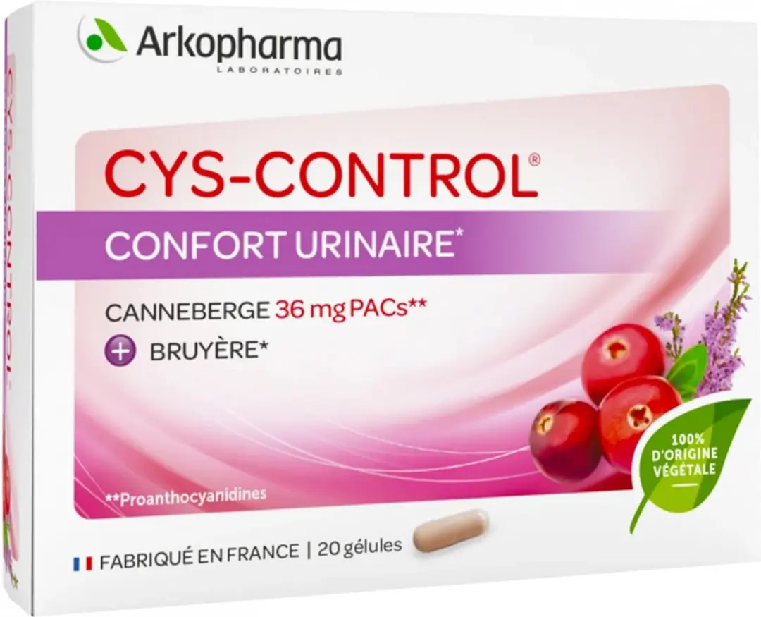 Arkopharma Cys-Control Urinary Comfort 20 Capsules