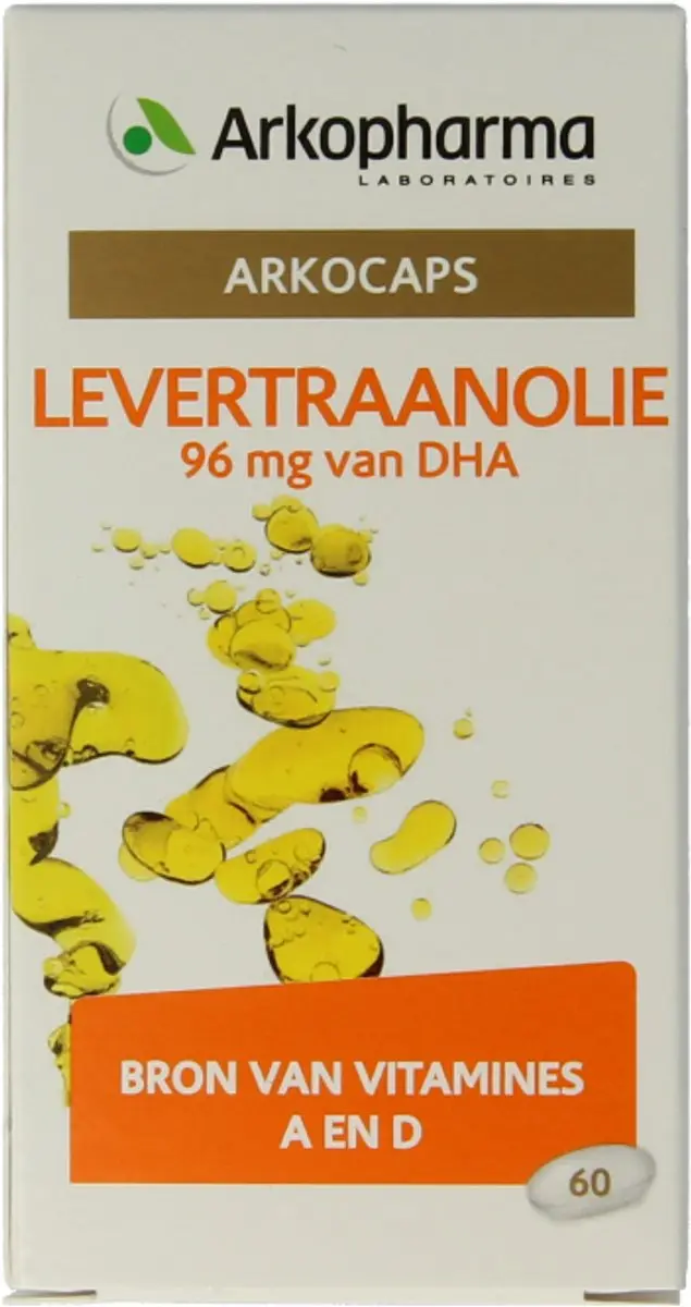 Arkocaps Levertraanolie 60 Capsules - 60mg