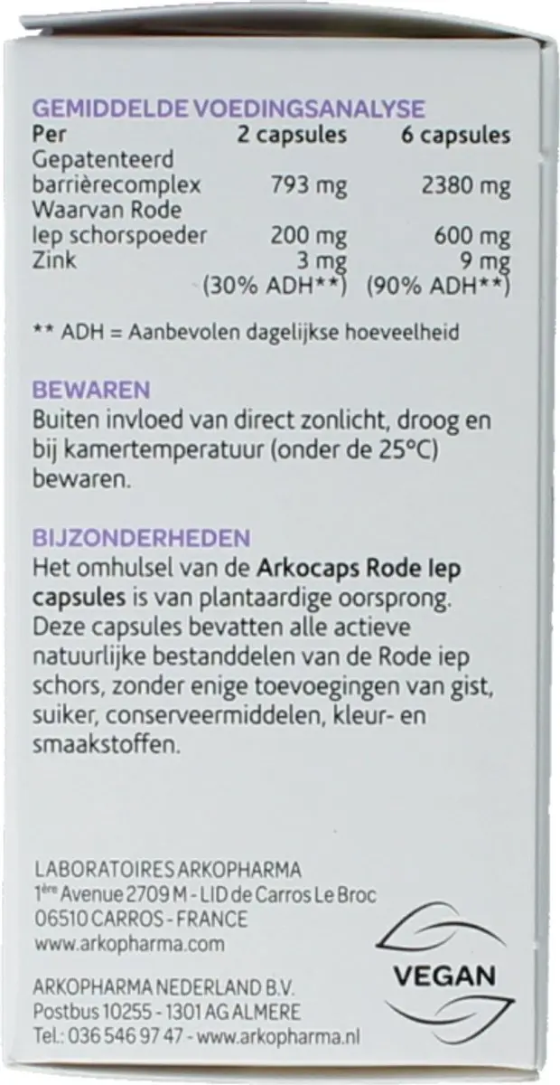 Arkocaps Rode Iep 40 Capsules