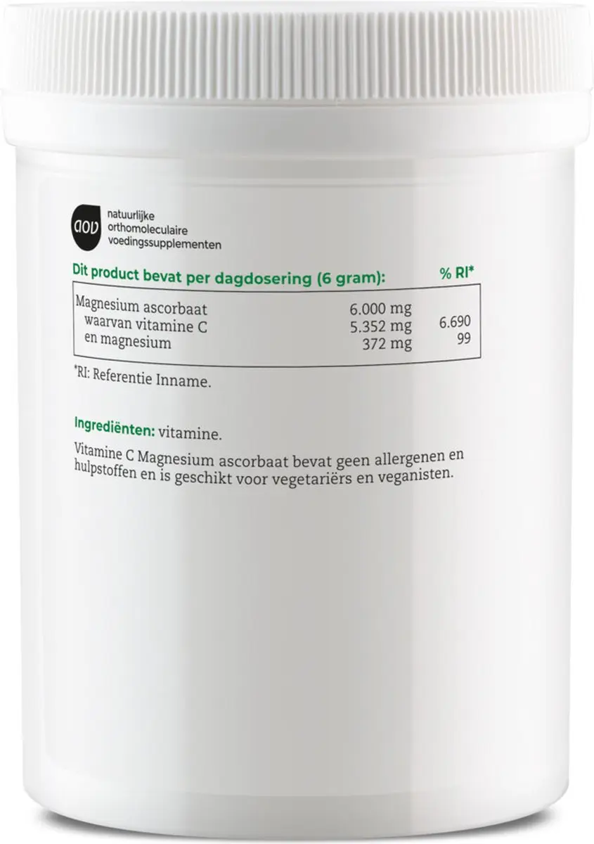 AOV Vitamine C Magnesium Ascorbaat 2x250g