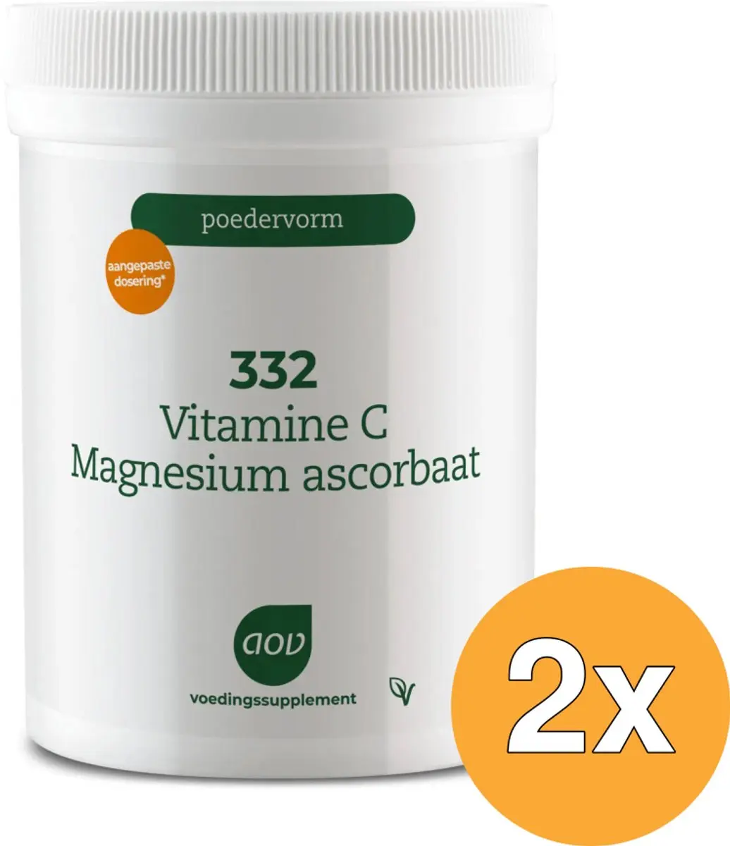 AOV Vitamine C Magnesium Ascorbaat 2x250g