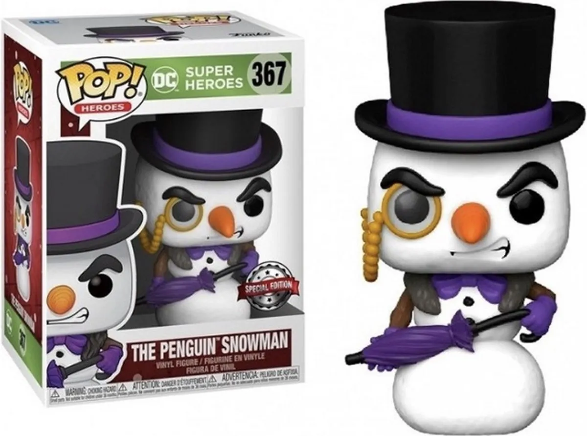Funko Batman POP! Heroes Penguin Snowman Exclusief