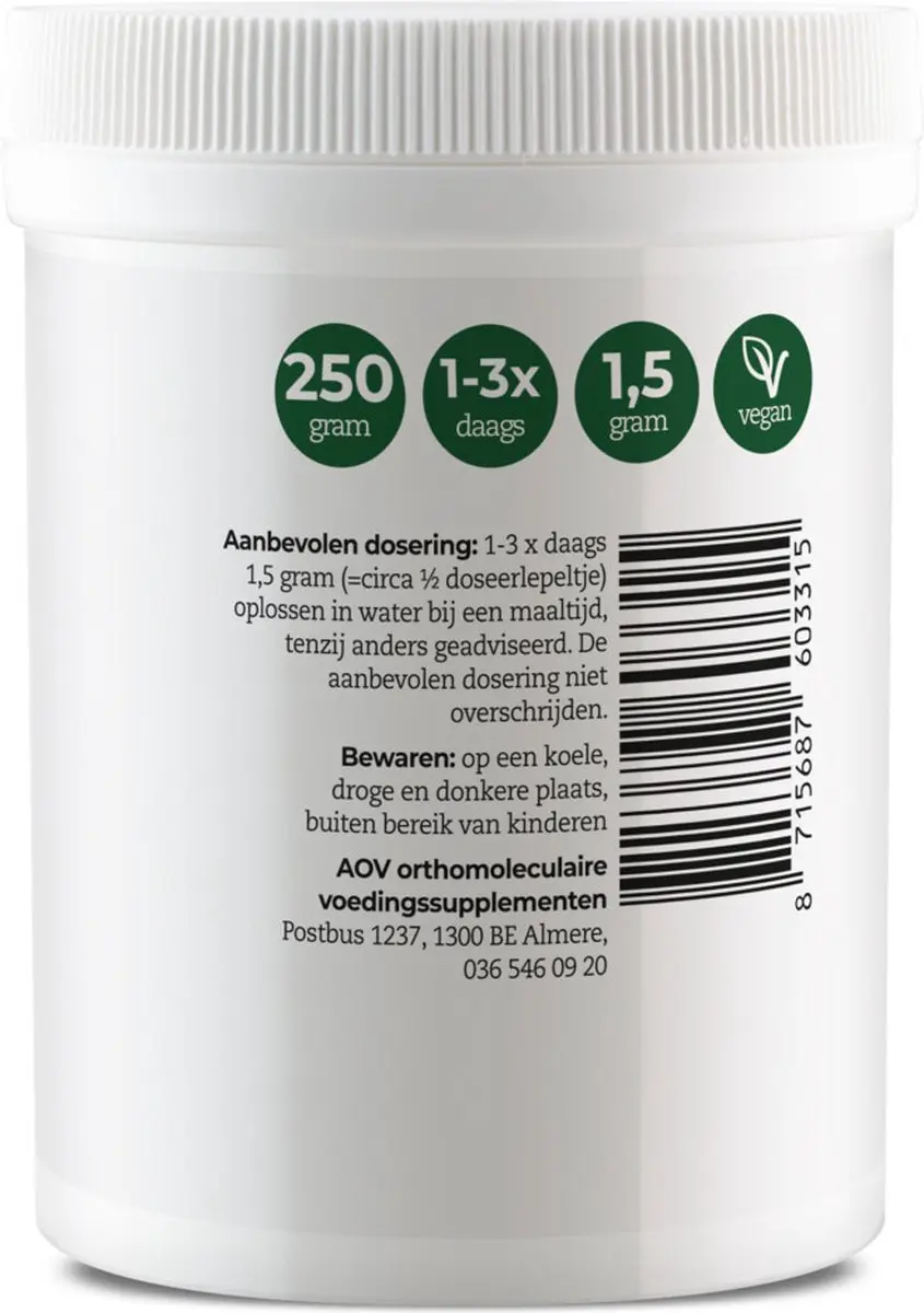 AOV Vitamine C Calcium Ascorbaat 2x250g