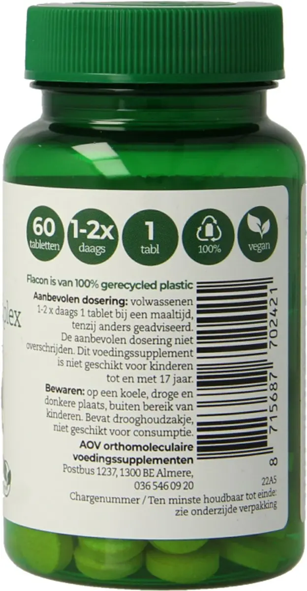 AOV Vitamine B-complex Co-enzym 60 tabletten