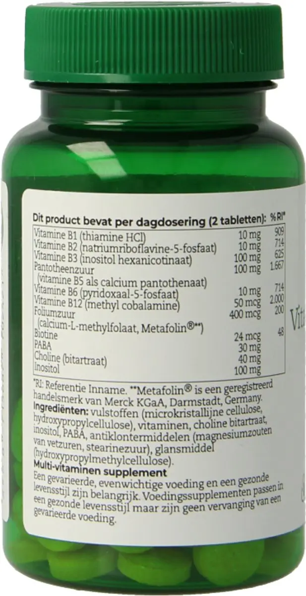 AOV Vitamine B-complex Co-enzym 60 tabletten