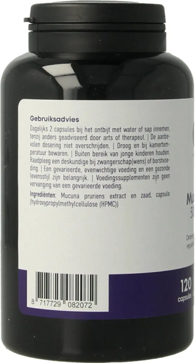Cellcare Mucuna Pruriens 500mg 120 Capsules - 25% L-dopa