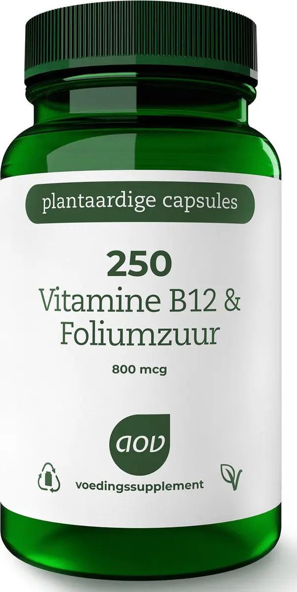 AOV Vitamine B12 & Foliumzuur 60 Vegacaps