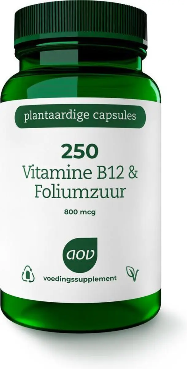 AOV Vitamine B12 & Foliumzuur 60 Vegacaps