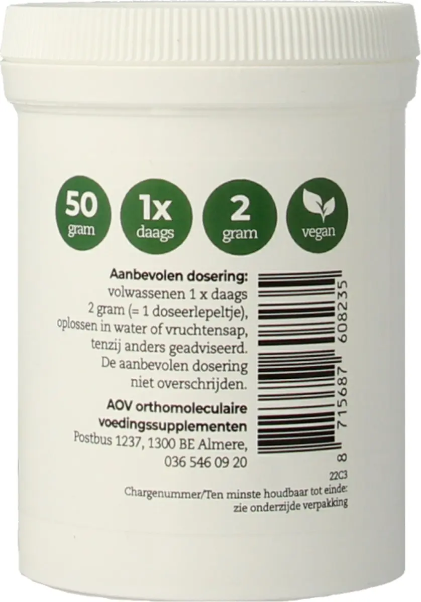 AOV 823 D Mannose Voedingssupplement 50g