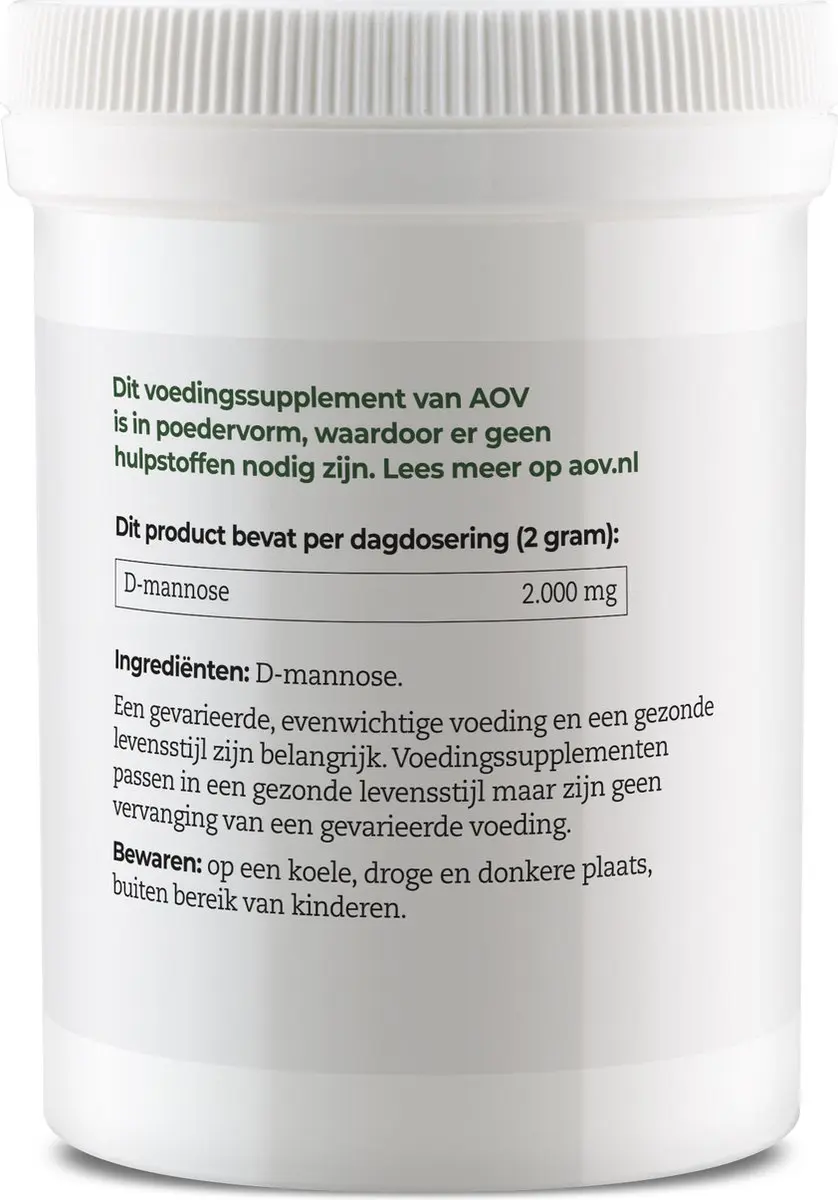 AOV 823 D Mannose Voedingssupplement 50g