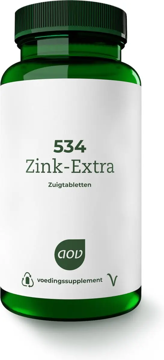 AOV Zink-Extra Voedingssupplement 90 Zuigtabletten