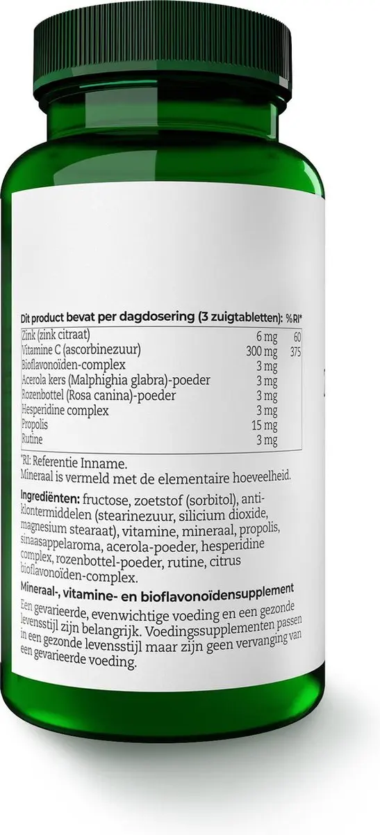 AOV Zink-Extra Voedingssupplement 90 Zuigtabletten