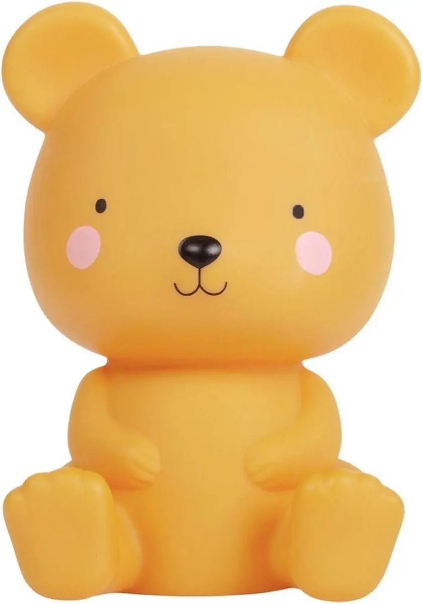 A Little Lovely Company Beertje Kinderlamp - Warm wit - Geel