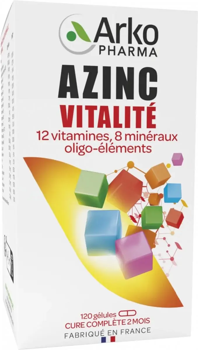 Arkopharma Azinc Vitality 120 Capsules