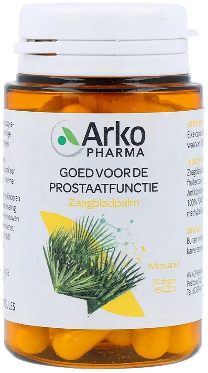 Arkopharma Zaagbladpalm Capsules - 45 Stuks