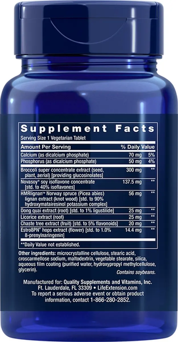 Life Extension Estrogen for Women 30 Capsules